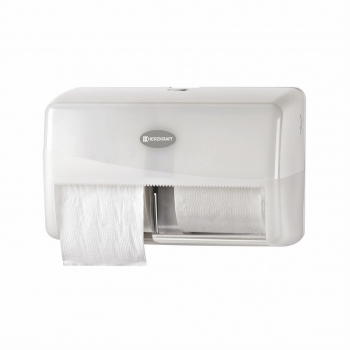 DISPENSER DUO HARTIE IGIENICA STANDARD PEARL ALB MAX15 CM - (HK431002) 0