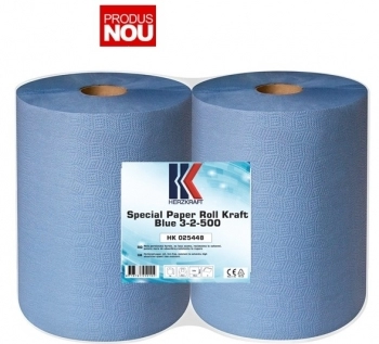 ROLA HARTIE SPECIAL KRAFT BLUE 3-ST 500FOI 38CMX36CM(H)2ROLE/SET 0