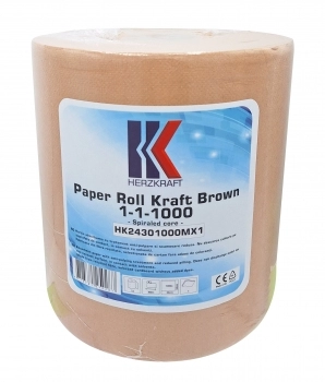 ROLA HARTIE HERZKRAFT BROWN 1 STRAT, 300ML, 1000 PORTII, 24X30CM, SET 1 ROLA - (HK24301000MX1) 0