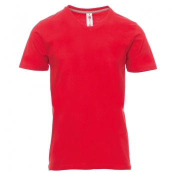 TRICOU MS BUMBAC 150GR V-NECK - ROSU - A 0