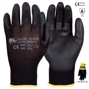 MANUSI POLIESTER CU PU FLEXIBLACK ECO